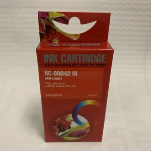 New Magenta Ink Cartridge For Canon CLI42 CLI42M CLI-42 M Canon Pixma Pro-100 - Picture 1 of 1