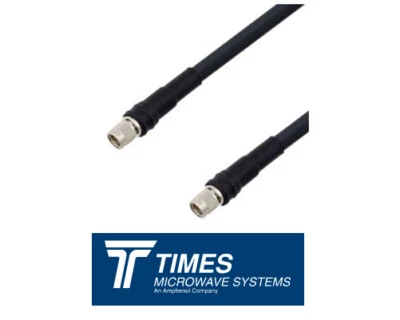 LMR-400-75 Times Microwave Coaxial Cable Assembly F male Connectors VSAT 75 ohm - Image 1 of 3