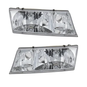 PAIR OF HEADLIGHTS COMPATIBLE WITH MERCURY GRAND MARQUIS GS SEDAN 1998-02 - Foto 1 di 4
