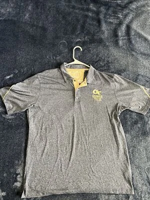 georgia tech polo golf shirt mens Large - Image 1 of 4