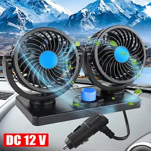 12V Auto Ventilator KFZ Ventilator Lüfter mit Zigarettenanzünder Tischventilator - Bild 1 von 24