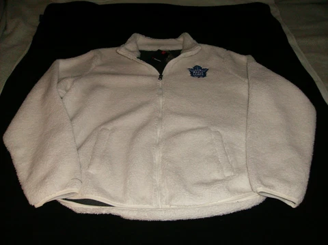 WOW/NWT/VHTF TORONTO MAPLE LEAFS NHL WOMENS FLEECE FULL ZIP JERSEY / JACKET 2XL Cover