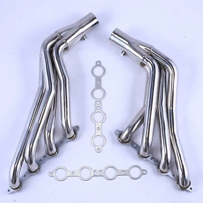 Stainless C10 LS Truck Headers 1 7/8" For Conversion Swap LS1, LS2, LS3, LS6 - Image 1 of 4