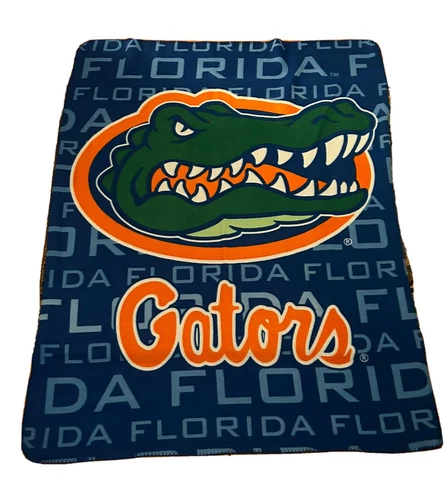 Florida Gators 50" by 60" Plush Raschel Throw Blanket - NCAA Cover