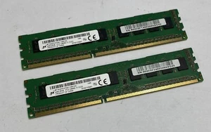 8GB (2x4GB) EMC Micron MT18JSF51272AZ-1G6K1ZG PC3-12800E DDR3 ECC Server Memory - Picture 1 of 5