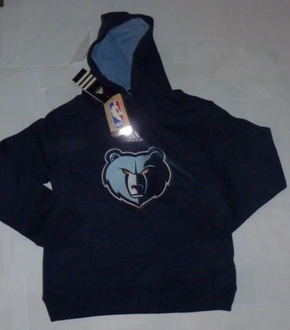 NEW ADIDAS Memphis Grizzlies Hoodie Hooded Sweatshirt Youth Boys S Small 8 NWT Cover