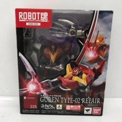 BANDAI ROBOT SPIRITS SIDE KMF Code Geass GUREN TYPE-02 REPAIR Action Figure Used - Image 1 of 4