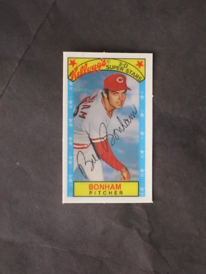1979 Kelloggs # 31 Bill Bonham 1 of 3 ERROR VARIATIONS READ DESCRIPTION MINT - Image 1 of 3