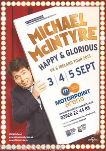 Event Promo Flyer: Michael McIntyre - UK & I Tour (Motorpoint, Cardiff, 2015) - Foto 1 di 1
