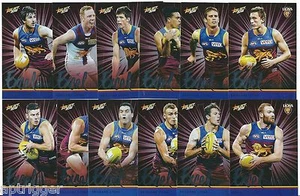 2016 Select Footy Stars Excel Parallel BRISBANE Team Set - Picture 1 of 1