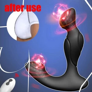 Male Prostate Massager P-spot Penis Sex Toy For Men Anal Butt Plug Masturbator - Picture 1 of 9