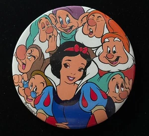 Walt Disney World Schneewittchen & sieben Zwerge - 3" Pin Button - Bild 1 von 2