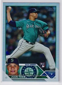 JUAN THEN RC Rainbow Foil 2023 Topps Update US112 Seattle Mariners