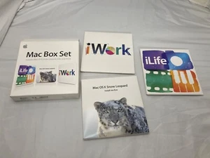 Apple Mac Box Set Includes Mac OS X Snow Leopard iLife 09 iWork 09 MC680Z/A - Bild 1 von 4