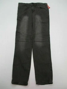 new MOSSIMO Girl's Pants Size L Mid-Rise Faded Cotton Gray Skinny Jeans - Picture 1 of 10