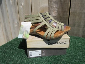 Brand New Bearpaw Layla Gray II Strappy Sandals Shoes Size 6 1881W - Picture 1 of 11