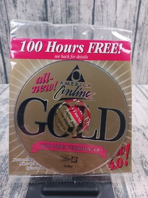 Vintage America Online CD Gold Version (4.0) Brand New / Sealed  - Image 1 of 2