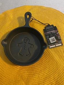 Bklyn Steel Co Mini padella per biscotti in ghisa pan di zenzero - Foto 1 di 3
