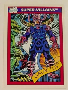 Marvel Comics Superschurke Karte #75 Galactus, MCU, Impel, 1990 - Bild 1 von 2