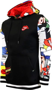 Mens Urban Hip Hop Premium Fleece Hoodie - Modern Pullover NYC Street Fashion Ur - Picture 1 of 12