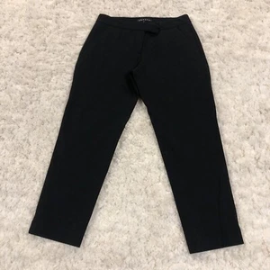 Theory Chino Work Pants Black Mid Rise Size 6  Womens Career USA - Picture 1 of 11