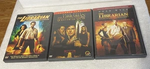The Librarian Movie Trilogy (3 DVD Lot) VG Noah Wyle Chalice Spear Mines - Bild 1 von 8