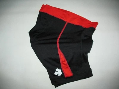 DESCENTE Bliss Cycling Shorts Bike Velo Women Black Red Size M - Image 1 of 4