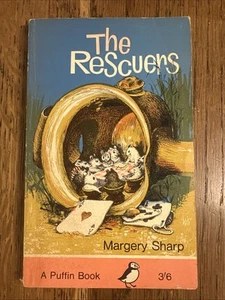 The Rescuers by Margery Sharp - Garth Williams 1964 UK Puffin PB 1st Vintage VGC - Picture 1 of 8