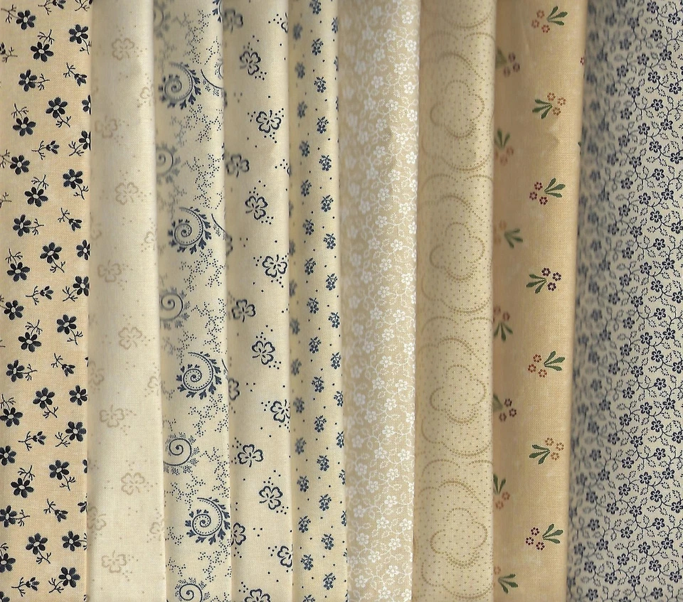 Moda Kansas Troubles  Cotton Quilt Fabric 1/3 Yard Cuts (9) NEW! - Image 1 of 1