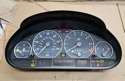 Cuadro medidor velocímetro instrumental 99-06 Bmw 330Ci E46 6985688 164k prueba OEM Foto 1 de 4