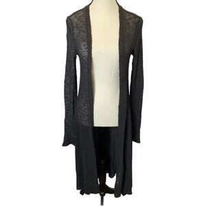 Hollister Damen offen Strick Long Open Duster Cardigan Coverup Pullover Gr. XS/S  - Bild 1 von 9