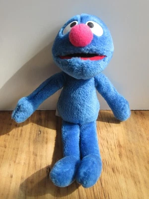 Peluche vintage 1995 Applause Grover Sesame Street Jim Henson 11" pequeño azul Foto 1 de 4