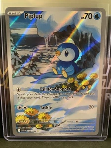 Piplup 098/094 Full Art Illustration Rare NM/M Phantasmal Flames Pokemon TCG - Picture 1 of 3