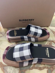 Burberry London England Women’s Sandal On Rubber Sole Size 36 - Picture 1 of 5