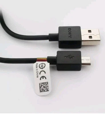 Genuine Sony Micro USB ● 1m Charge Cable for Sony PS4 Controller - Image 1 of 3
