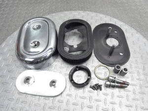 Harley Davidson Sportster 883 1999 99-01 caja de aire caja de aire lote de cubierta cromada - Imagen 1 de 10