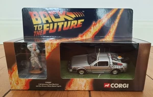 Corgi CC05501 Back To The Future Delorean Time Machine with Doc Brown Figure  - Picture 1 of 7