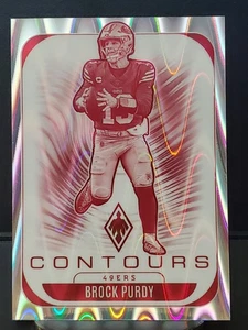 Brock Purdy 2025 Panini Phoenix Contours Silver Ray Wave 29/99 49ers - Imagen 1 de 3