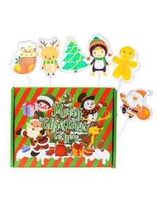 Weihnachten Lutscher 18er Pack-Feiertag Süßigkeiten Strumpf Stuffers & Party Gefälligkeiten - Bild 1 von 6