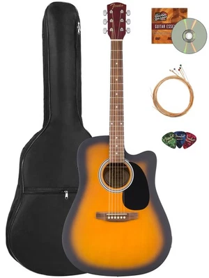Fender FA Series Dreadnought Acoustic-Electric Guitar - 2-Color Sunburst w/ Gig - Image 1 of 4