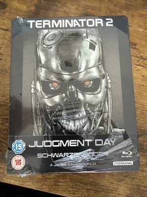 TERMINATOR 2 : JUDGMENT DAY - UK EXCLUSIVE BLU RAY STEELBOOK NEW - Image 1 of 3