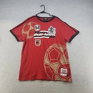 Ralph Lauren Polo Jeans Co T Shirt Mens Large Soccer Red - Picture 1 of 9