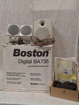 Boston Digital Acoustics BA 735 Digital Speakers and Subwoofer LNIB - Image 1 of 4