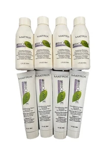 8 Pack BIOLAGE Hydra Therapie Shampoo (4) & Conditioner (4) 1.7 Oz Ea Travel Sz - Picture 1 of 2