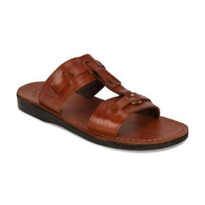 The Wayfarer - Bold Leather Ring Sandal | Honey - Picture 1 of 5