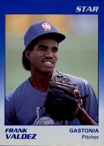 1989 Gastonia Rangers Star #23 Frank Valdez Dominican Republic DR Baseball Card