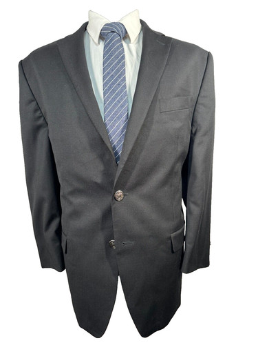 Giacca blazer cappotto sportivo tuta MICHAEL KORS uomo lana nera ATHLETIC FIT 44R