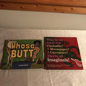 Lot of 2 WHOSE BUTT? What in the World is a Clockodile?  Funny Outdoor Wildlife  - Picture 1 of 11