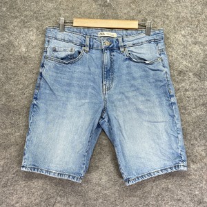 ZW THE CUT OFF SHORTS BRILLOS - Azul | ZARA España