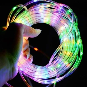 33ft 100LED Strip Rope Light Tube String Outdoor Garden Party Decoration Lights - Picture 1 of 28